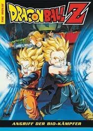 Bildmotiv zum Film Dragon Ball Z Angriff der Bio-Kämpfer mit Dragon-Ball-Figuren in Kampfszene